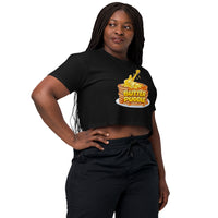 Butter Puddle Women’s crop top | Guitar Logo