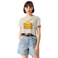 Butter Puddle Women’s crop top | Guitar Logo