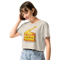Butter Puddle Women’s crop top | Guitar Logo