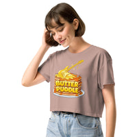 Butter Puddle Women’s crop top | Guitar Logo