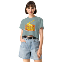 Butter Puddle Women’s crop top | Guitar Logo