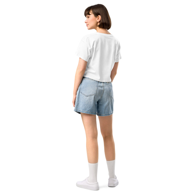 Butter Puddle Women’s crop top | Guitar Logo