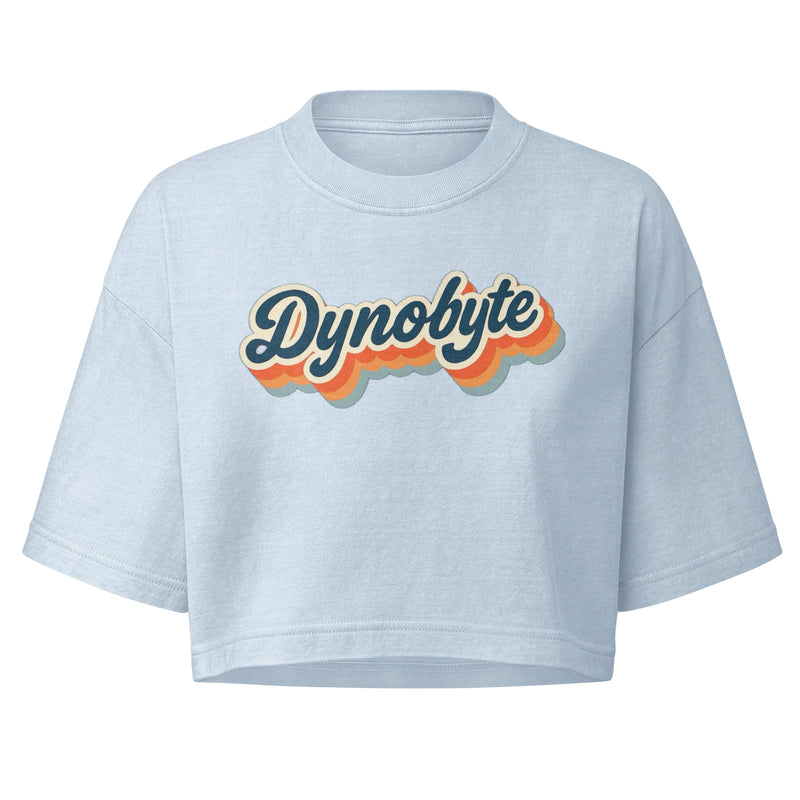 Ladies Dynobyte cropped tee