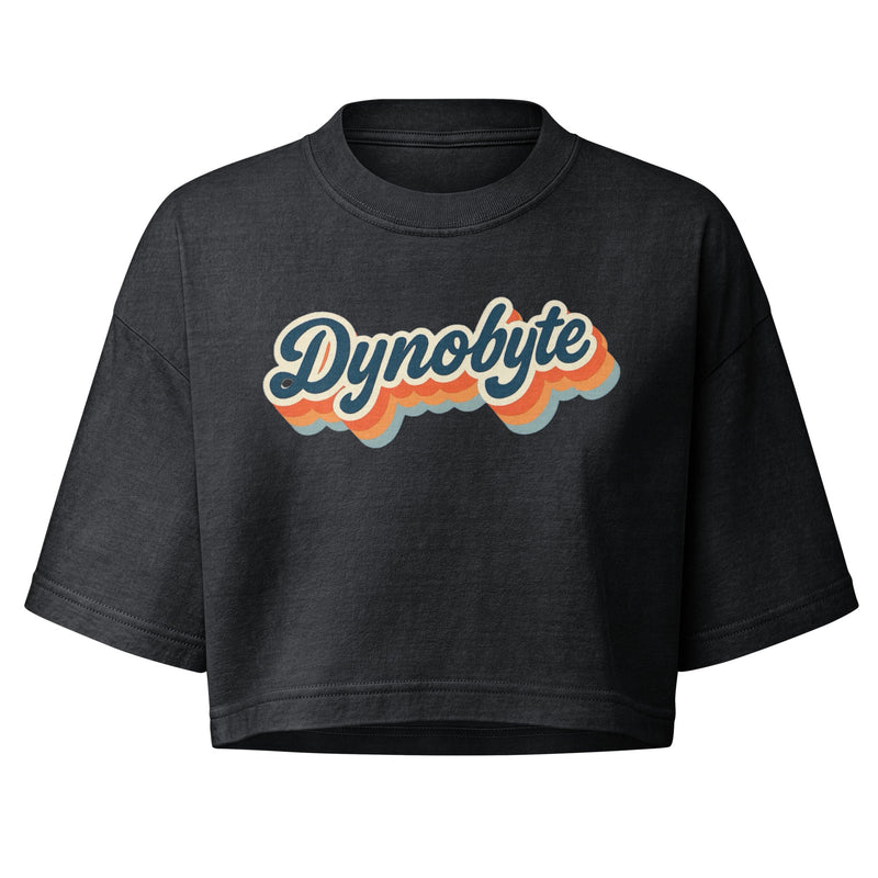 Ladies Dynobyte cropped tee