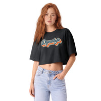 Ladies Dynobyte cropped tee
