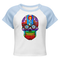 Blucifer Raglan Baby Tee