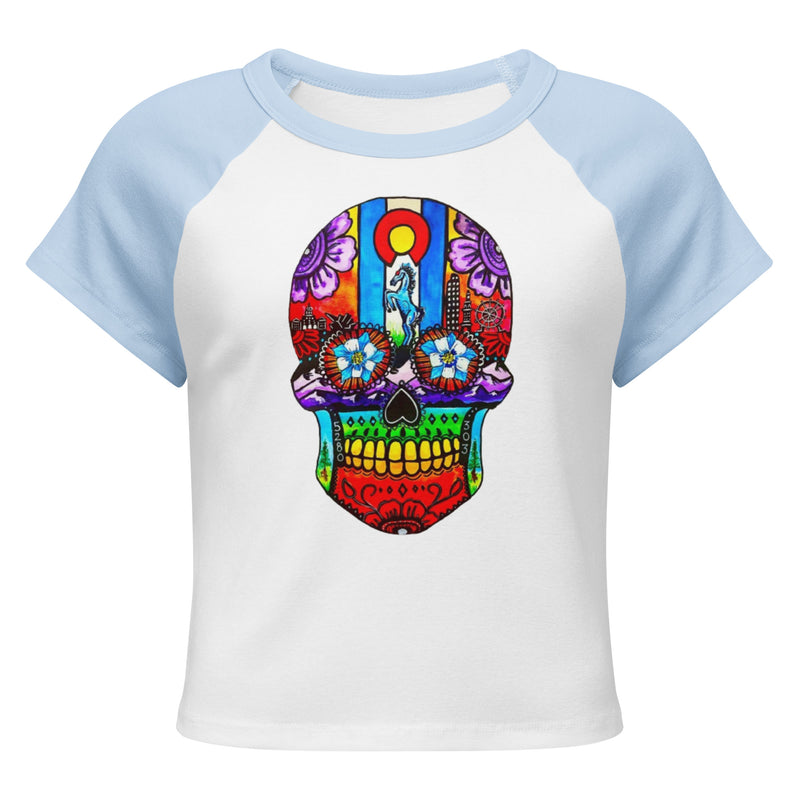 Blucifer Raglan Baby Tee