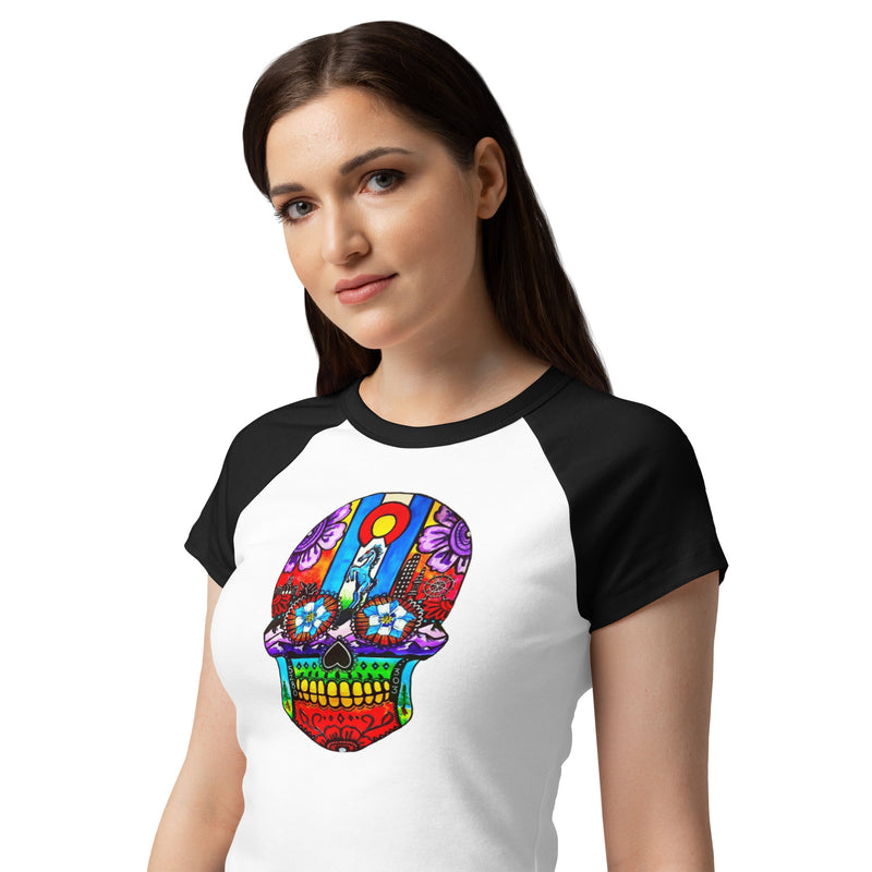 Blucifer Raglan Baby Tee