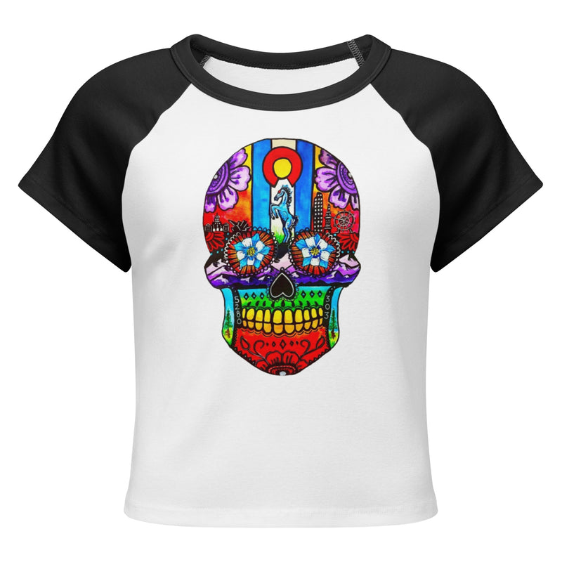 Blucifer Raglan Baby Tee