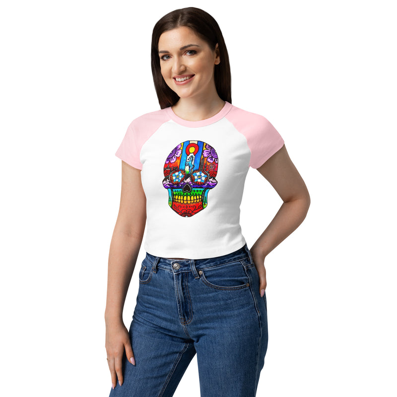 Blucifer Raglan Baby Tee