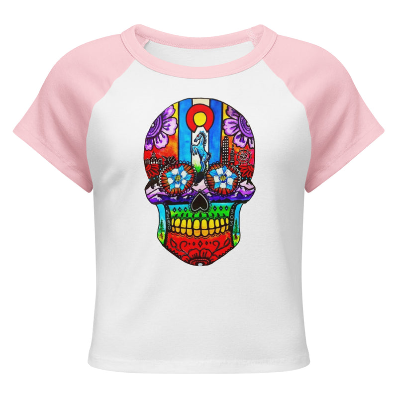 Blucifer Raglan Baby Tee