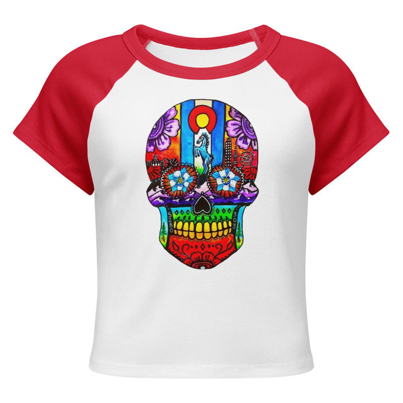 Blucifer Raglan Baby Tee
