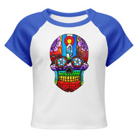 Blucifer Raglan Baby Tee