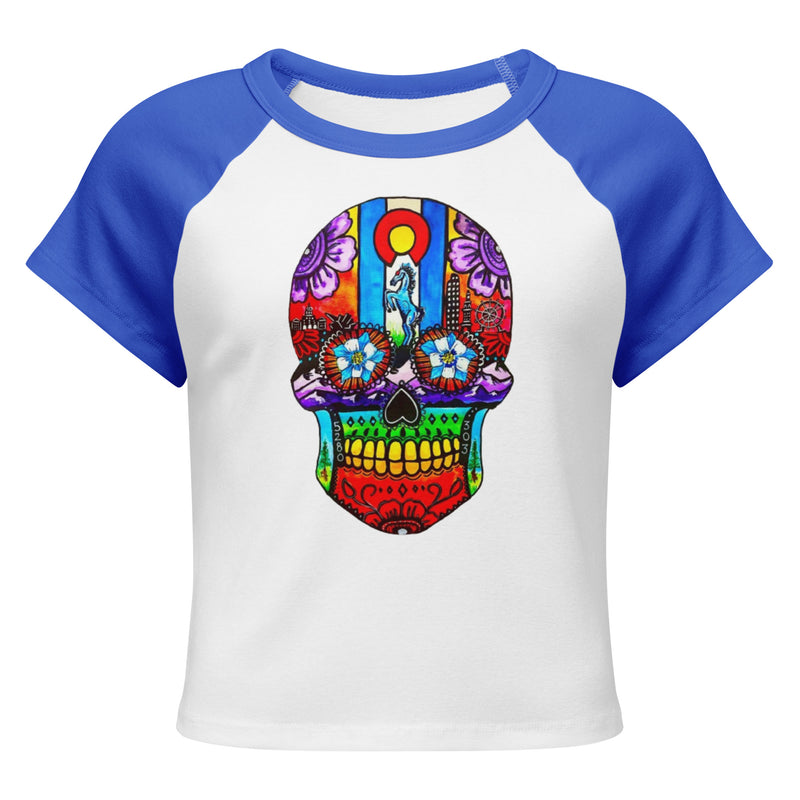 Blucifer Raglan Baby Tee