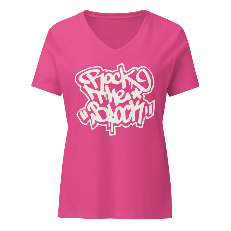 Rock the Block Women's V-neck