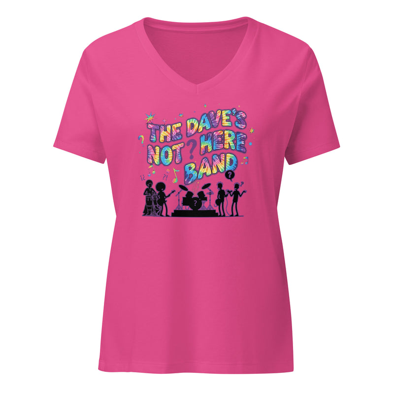 Where's Dave DNHB Ladies V-Neck