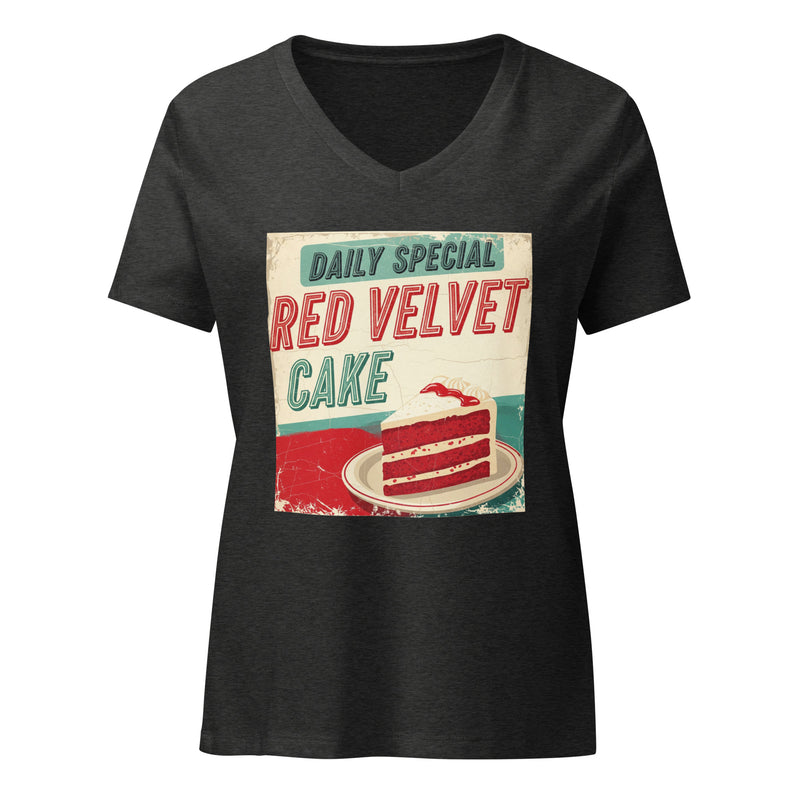 Red Velvet Cakes Women’s Relaxed V-Neck