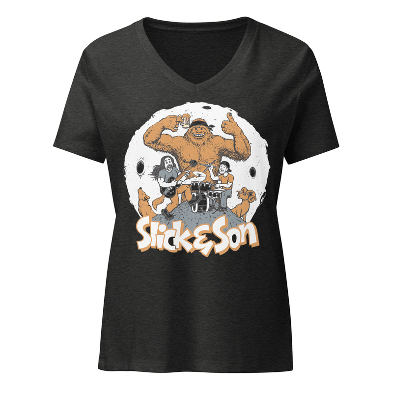 Slick and Son Ladies V-Neck