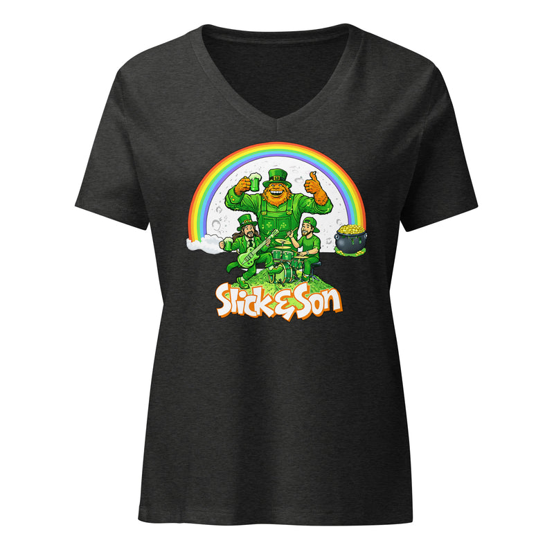 St. Pattys Ladies V-neck Tee