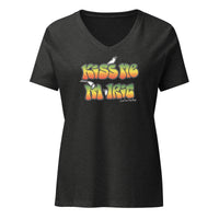 Kiss ME I'm a Ladies V-Neck