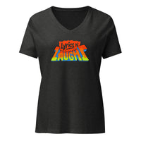Women’s V-neck Lyrics and Laughs Tee