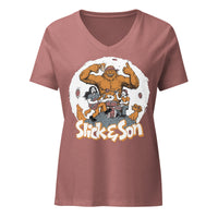 Slick and Son Ladies V-Neck