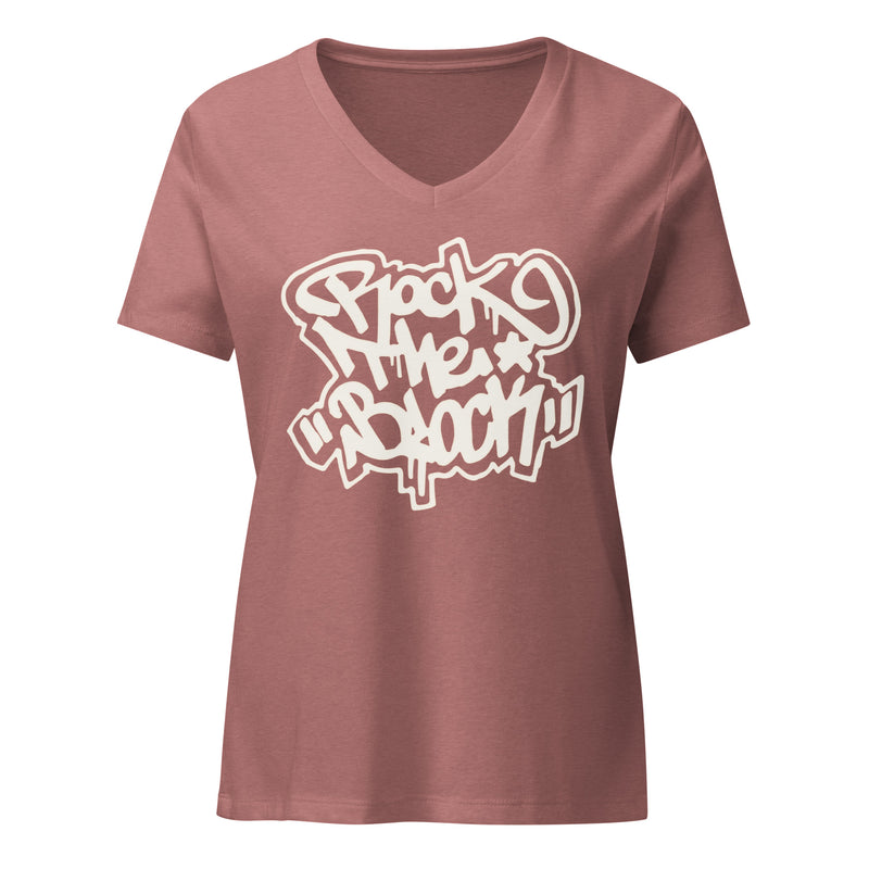 Rock the Block Women's V-neck