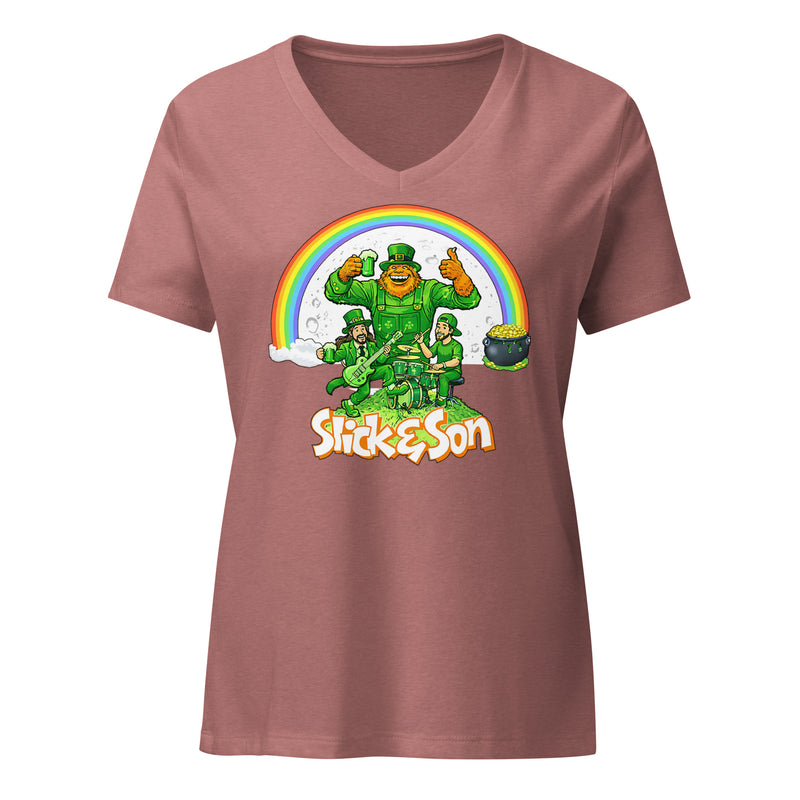 St. Pattys Ladies V-neck Tee
