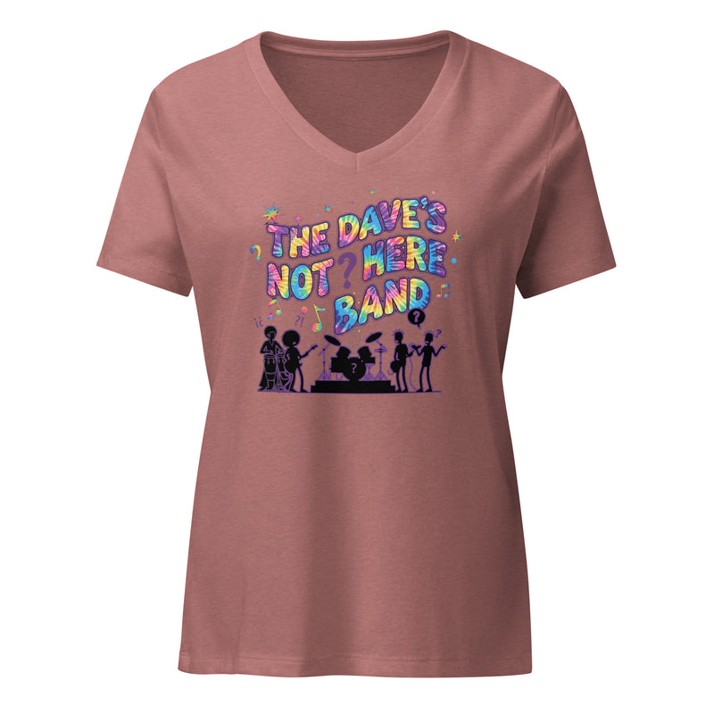 Where's Dave DNHB Ladies V-Neck