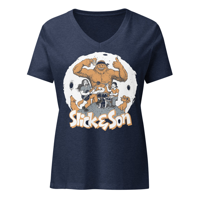 Slick and Son Ladies V-Neck