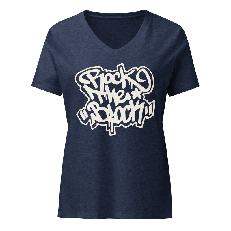 Rock the Block Women's V-neck
