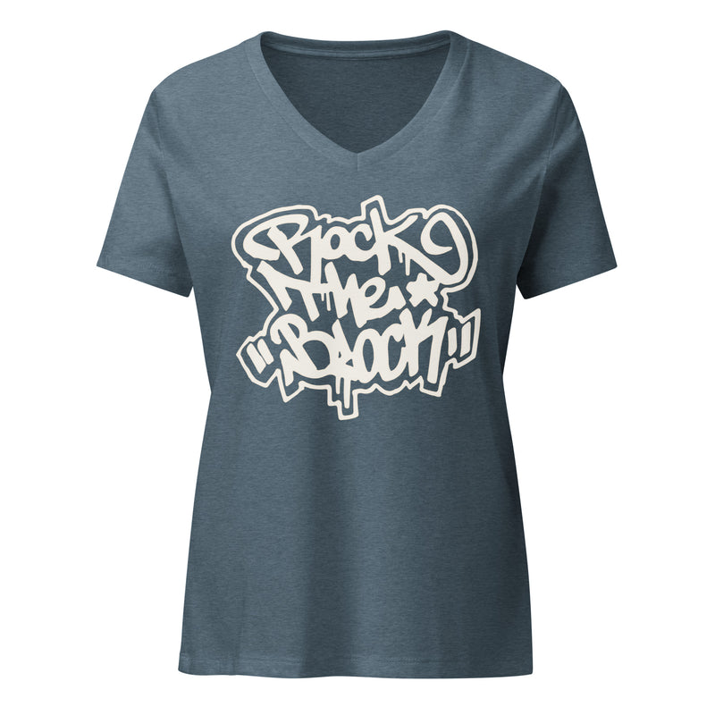 Rock the Block Women's V-neck