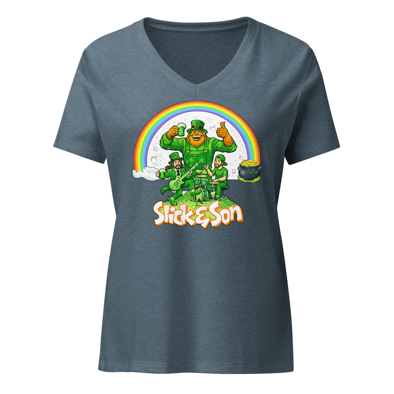 St. Pattys Ladies V-neck Tee
