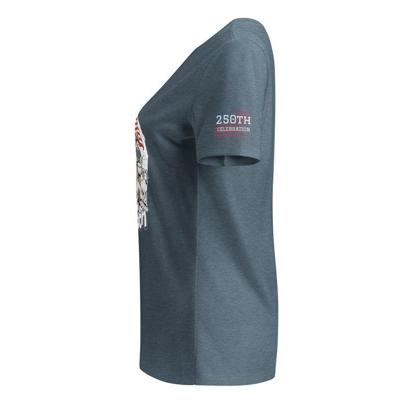 250th Celebration Ladies V-neck