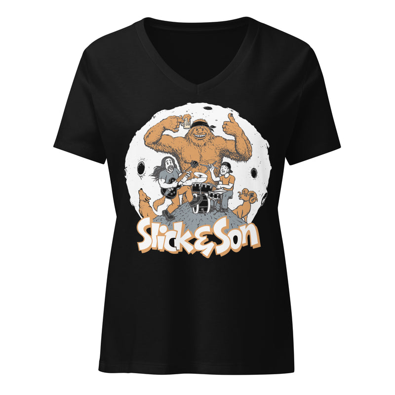Slick and Son Ladies V-Neck