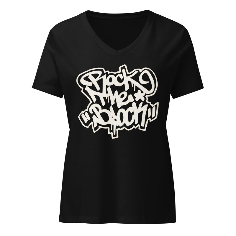 Rock the Block Women's V-neck