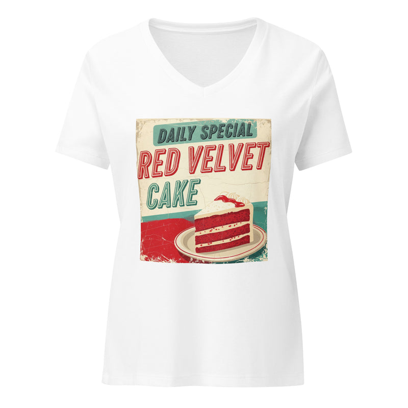 Red Velvet Cakes Women’s Relaxed V-Neck