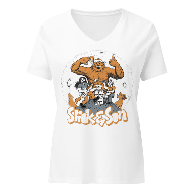 Slick and Son Ladies V-Neck