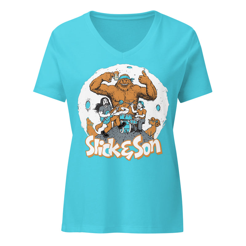 Slick and Son Ladies V-Neck