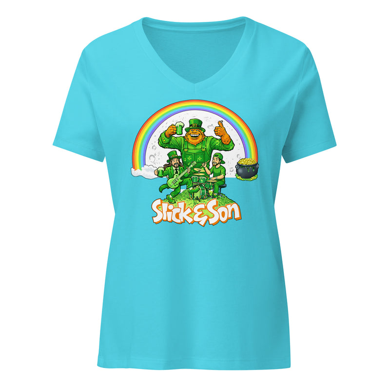 St. Pattys Ladies V-neck Tee