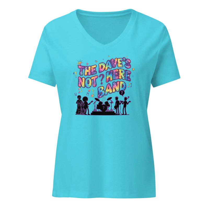 Where's Dave DNHB Ladies V-Neck